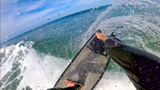 Retro Twin Fin / Florida Beach Break / POV Surf