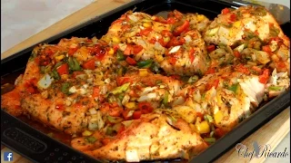 Season Salmon Oven Bake At Home | Recipes By Chef Ricardo