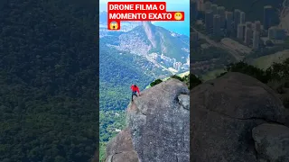 DRONE MINI 2 FILMA MOMENTO EXATO/ PEDRA DA GÁVEA RJ #shorts #drone #viral #viralvideo #djimini2