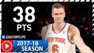 Kristaps Porzingis Full Highlights vs Nuggets (2017.10.30) - Career-HIGH 38 Pts, NASTY!