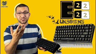 مراجعة اقوي و ارخص كيبورد ميكانيكال  60%  E22 Mechanical Keyboard TECHNO ZONE