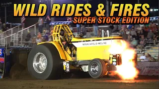 Tractor Pulling Mishaps - Super Stock Edition - Wild Rides & Fires