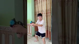 He VS Siren Head Godzilla Nerf Guns #shorts #tiktok