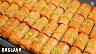 Baklava | How To Make Pistachio Baklava Rolls | Turkish Cuisine | Dessert Recipe By Varun Inamdar