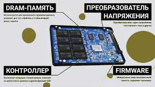 Как работает SSD из чего состоит как записывает и хранит данные типы памяти