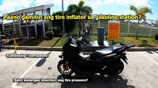 Paano gamitin ang tire inflator sa gas station? | Bakit mahalaga imaintain ang tire pressure?