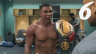 Mike Tyson Gets The Doctor Stoppage on UFC 5-Career Mode Part 6