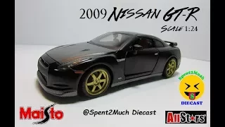 2009 Nissan GT-R R35 Maisto All Stars 1:24 Scale Diecast Tuner Tuesday Unboxing