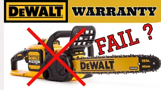 DEWALT Power Tool WARRANTY | DCM575N 54v Chainsaw