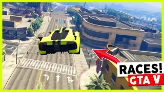 EEN UUR LANG RACEN IN GTA V!