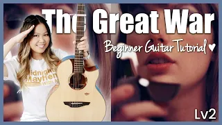 The Great War Taylor Swift Guitar Tutorial Beginner Lesson Easy | Chords | Strumming | Play-Along 🎸