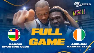 Bangui Sporting Club v Abidjan Basket Club | Africa Champions Clubs ROAD TO B.A.L. 2023