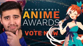 My Votes For The CRUNCHYROLL ANIME AWARDS 2022