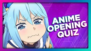 ANIME OPENING QUIZ - 40 Openings [EASY]
