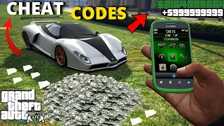 GTA 5 - TOP 10 BEST SECRET PHONE CHEAT CODES 2022 (Sport Cars, God Mode... / All Consoles & PC)