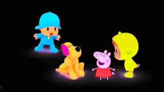 Pocoyo play with dog Sound Variations in 70 seconds