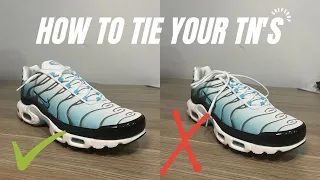 5 DIFFERENT WAYS to tie your Nike TN’s in 5 MINUTES!!  (Airmax Plus)