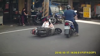 Scooter Crash Scooter Crash Compilation Driving in Asia 2016 Part 10