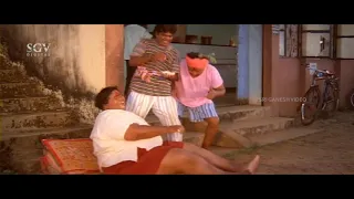 Kannada Comedy - Tennis Krishna and Kashi Funny Scene | Mutthinantha Hendathi Movie