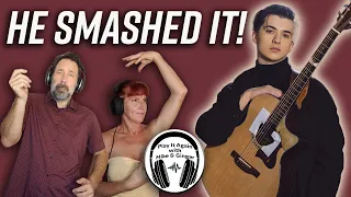 WE'RE GETTING OUR FUNK ON! Mike & Ginger React to MARCIN PATRZALEK covering KASHMIR