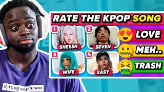 MUSALOVEL1FE does RATE THE KPOP SONG 😍🤐🤮 Tier List Most Popular Kpop Songs | KPOP GAME