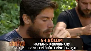 Haftanın performans birincileri ödüllerine kavuştu | 54. Bölüm | Survivor 2018