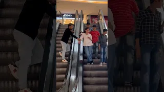 touching prank 😍 on Escalator #shorts #prankinindia #viral #shortsfeed #funnyprank #funny #escalator