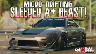 A+ MICRO-DRIFT KING IN NEED FOR SPEED UNBOUND!? GLOBAL TIME ATTACK '96 180SX! (A+ Tier Build Guide)