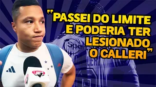 PEDIU DESCULPA! Marlon, do Cruzeiro, pede desculpas a Calleri após expulsão!