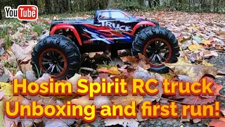 New Hosim Spirit RC Truck unboxing And first Run!