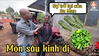 Râu Vlog | Với gia đình Sa Man thử món sâu kinh dị tưởng không ngon mà ngon không tưởng