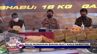 Polisi Musnahkan Sabu dan Ganja di RS Gatot Soebroto #LIM 20/08