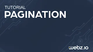 Webz.io - Pagination Tutorial