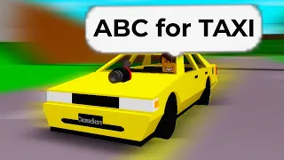 BECOMING a TAXI DRIVER in Roblox Brookhaven!