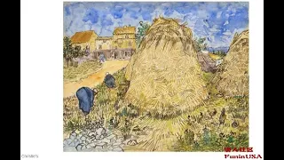 梵高Van Gogh一幅失踪多年的画作Mueles de ble 拍到3590万美元