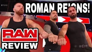 WWE Raw Review October 22nd 2018 - Dean Ambrose Turns Heel / Roman Reigns Announcement