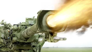 Finally! Ukraine Used An American M777 155mm Howitzers To Destroy Russia