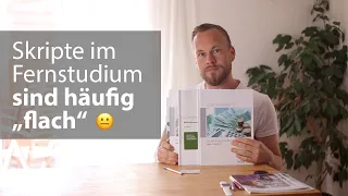 Studienskripte im Fernstudium: Was kann man erwarten (und was nicht)?