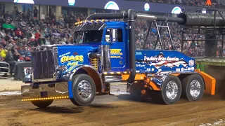 Super Semi Pulling 2023: MATS 2023 Mac Trailer Winter Nationals. Mid-America Trucking Show.