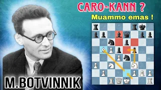 CARO-KANN himoyasiga qarshi STRAREGIYA ! | Mikhail Botvinnik vs Aleksandr Konstantinopalskiy 1943.