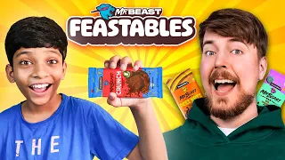 Trying Mr. Beast's Feastables(TASTY)