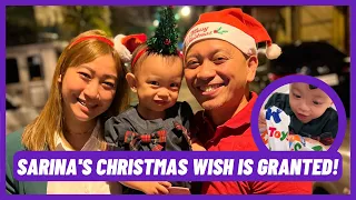 SARINA'S CHRISTMAS WISH IS GRANTED! | JHONG HILARIO