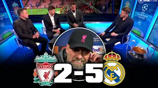 Liverpool 2 - 5 Real Madrid | Post match reaction with Michael Owen, Steven Gerrard & Rio Ferdinand