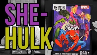 Unmatched: Brains and Brawn Unboxing, Tips, & Overview - Pt. 1, Intro + She Hulk