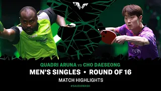 Quadri Aruna vs Cho Daeseong | MS R16 | Saudi Smash 2024