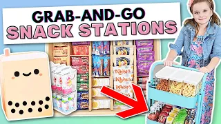 Build a REAL Snack Store in YOUR HOUSE?! Ultimate SNACK STATION Organization