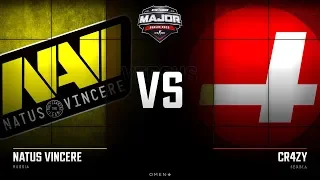 [RU] Natus Vincere vs CR4ZY | Map 1 – Mirage | New Legends Stage | StarLadder Major 2019