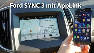 Ford SYNC 3 mit AppLink erklärt im S-Max | deutsch