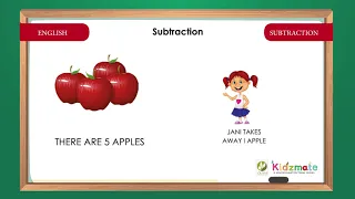 Subtraction - Kidsmate UKG Term 3 Mathematics