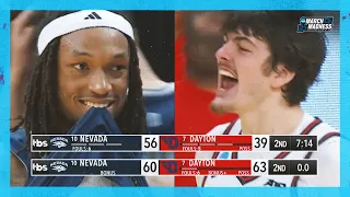 Dayton Comes Back From Down 17 Points to Survive vs. Nevada | 2024 March Madness